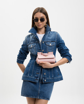 Dolce&Gabbana Рожева шкіряна сумка-міні Sicily BB7116B1001