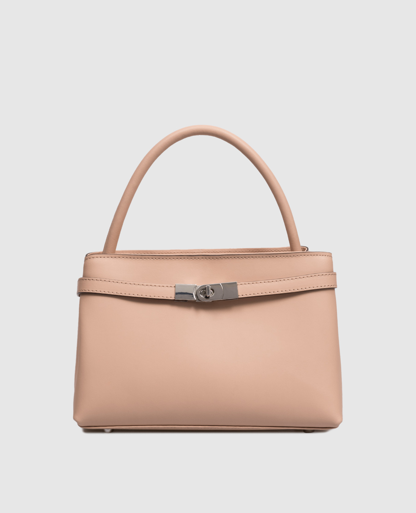 Бежевая кожаная сумка Ruga