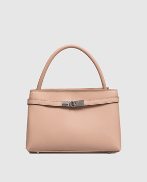 Gianni Notaro Бежева шкіряна сумка Ruga 245RUGANIKEL