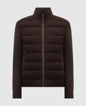 Mackage Коричнева комбінована куртка HANEY-CITY HANEYCITYZZ