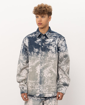 Off-White Синя джинсова сорочка City Nature 44MYD05YF26D004