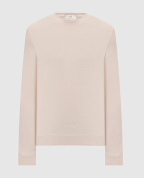 Enrico Mandelli Бежевый джемпер с шелком 3K001A5645