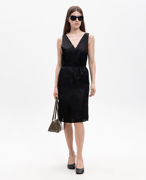 Maison Margiela MM6 Черная юбка с вышивкой эмблемы S62ME0029M35880