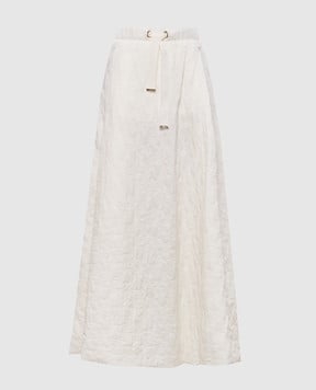 Herno Юбка макси цвета айвори GN000129D12456Z