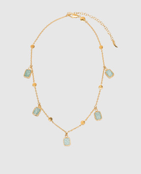 Missoma Золотое колье-цепочка Lena Charm с позолотой ZUGNC7AMZ