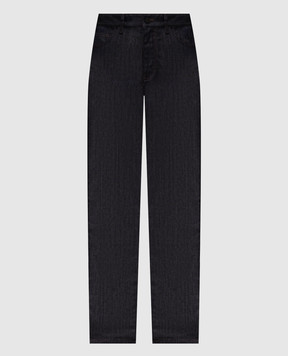 Moncler Синие джинсы с логотипом K20912A00039598X1