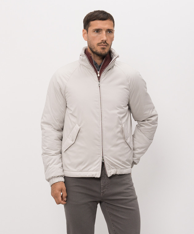 Brunello Cucinelli Сіра куртка MV4086007 зображення 3