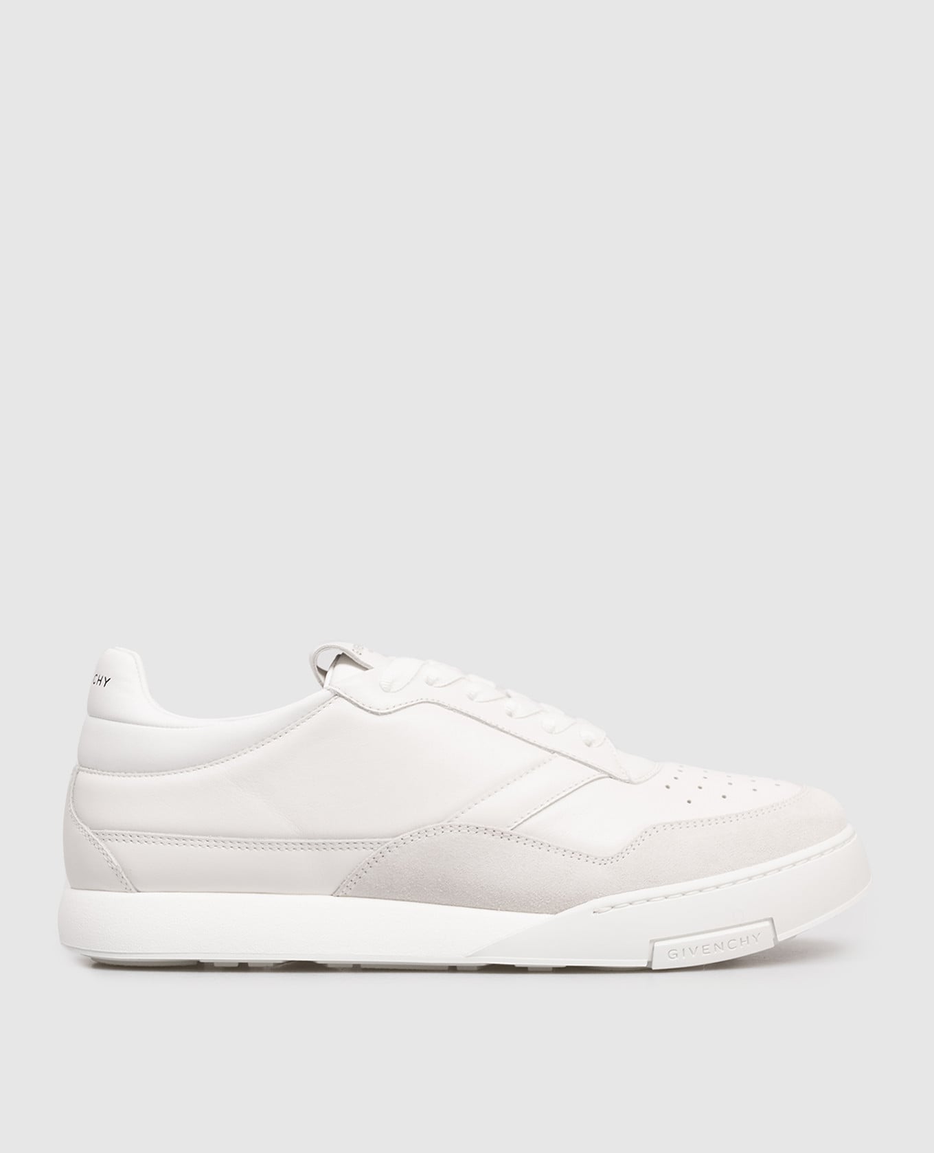 Белые кожаные кроссовки Yard