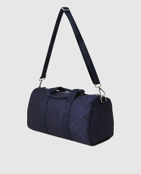 Vilebrequin Синя дорожна сумка у візерунок B48C0437