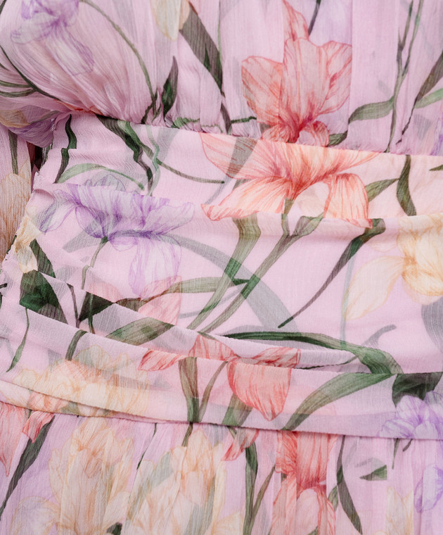 Christy Lynn Рожева сукня Billie із шовку CLD717BF12 зображення 5