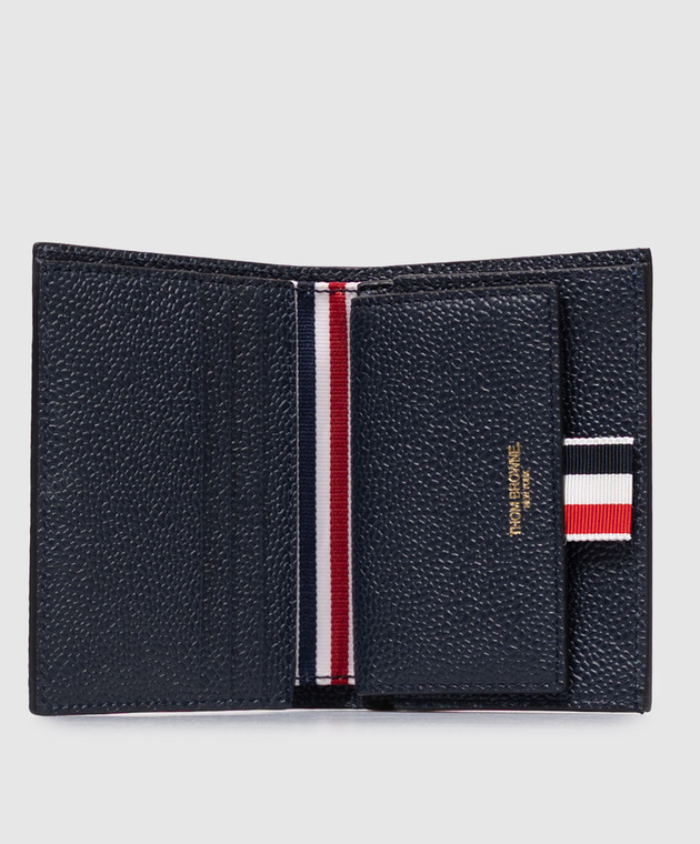Thom Browne Синє шкіряне портмоне MAW062A00198 зображення 3