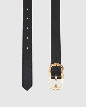 Agnona Черный кожаный ремень L61003L8157