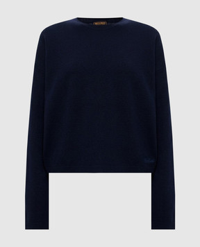 Woolrich Синій джемпер з вовною CFWWKN2044FRUF0574