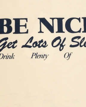 Sporty & Rich Дитяча жовта футболка Be Nice TO04876003YE02