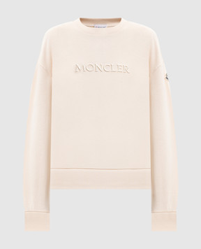 Moncler Бежевий світшот з логотипом L10938G0002089B2V