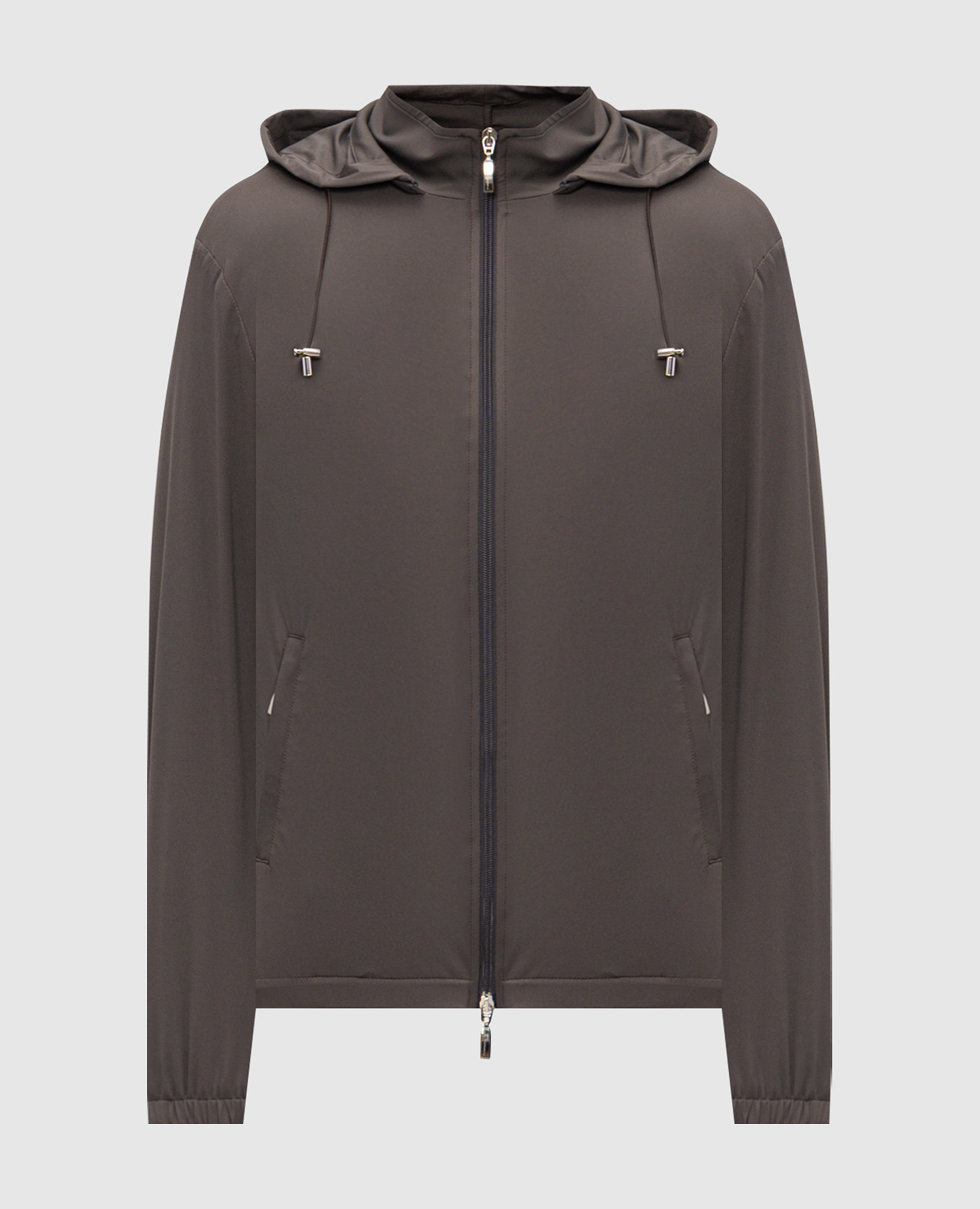 Коричневая спортивная куртка