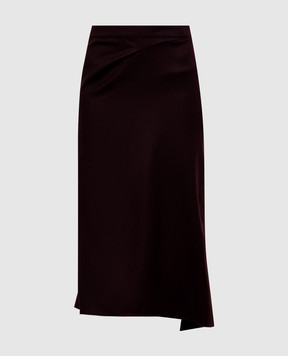 Victoria Beckham Коричневая юбка из шерсти 1326WSK007362A