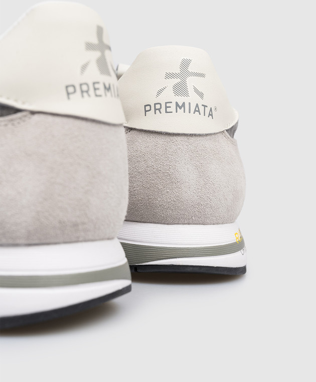 Premiata Сірі замшеві кросівки ERIC ERIC зображення 5