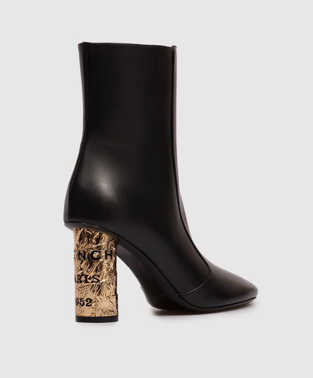 Givenchy Чорні шкіряні ботильйони Tape BE605VE1J7 зображення 3