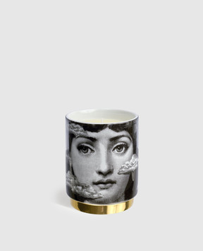 Fornasetti Ароматична свічка - Tra le nuvole в порцеляновому свічнику FPXS139