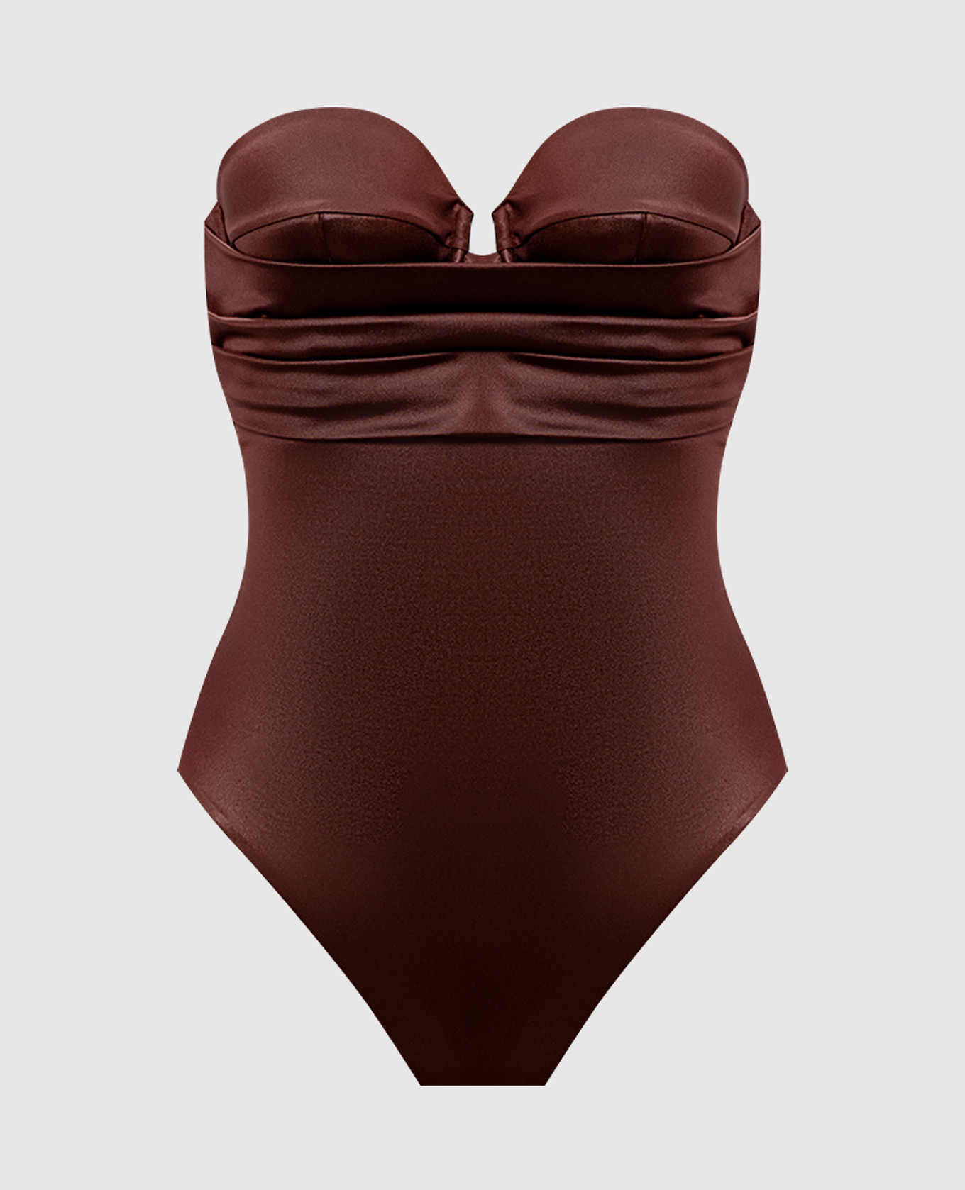 

Коричневый купальник, Слитные купальники