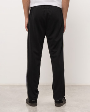 Maison Margiela MM6 Чорні джогери з вишивкою логотипа SH0KA0076M20217