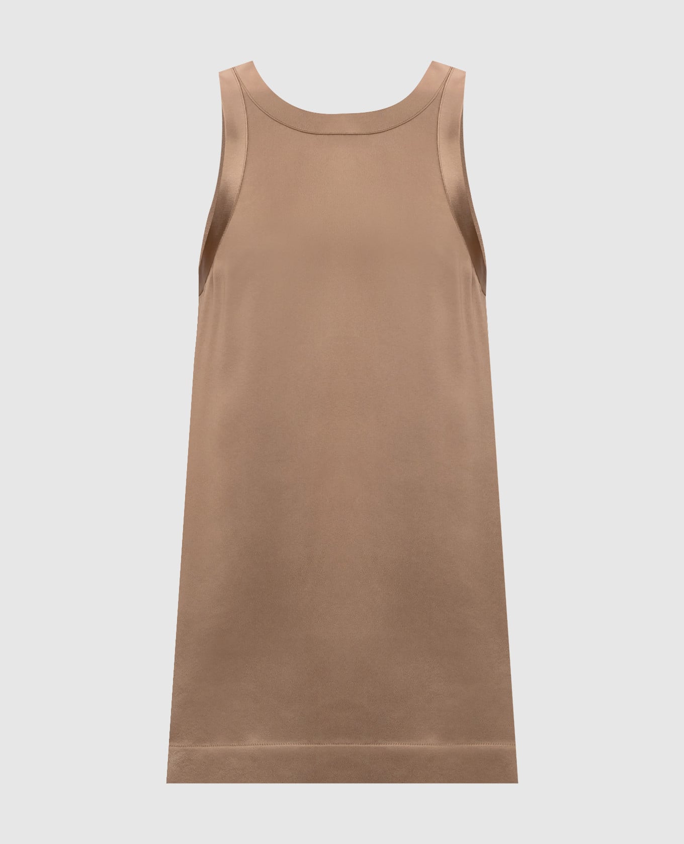 Коричневый топ