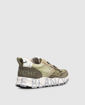 Voile Blanche Комбіновані кросівки кольору хакі CLUB01 0012017465181F31