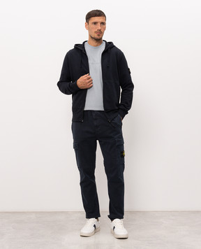 Stone Island Сині джогери з патчем логотипа L2S153100033S00L1