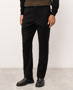 Stefano Ricci Черные брюки из шерсти M8T63B0180T6054