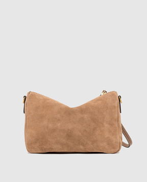 Gianni Chiarini Коричневая замшевая сумка кросс-боди Nora BS10224CMPL