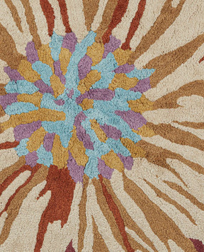 Missoni Home Бежевий килимок для ванної кімнати Blandine у формі квітки 1B3SP99863