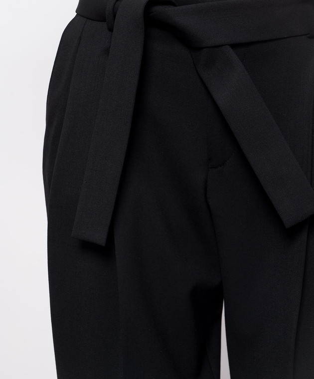 Jacob Lee Чорні штани з вовною WP0011SS26BL зображення 5