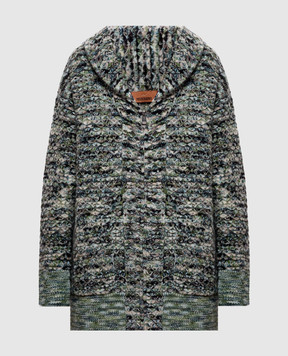 Missoni Зелений кардиган з вовною DS26WM0EBK01KC