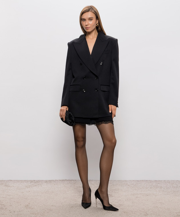 Dolce&Gabbana Черный двубортный жакет F29TNTFU28J изображение 2