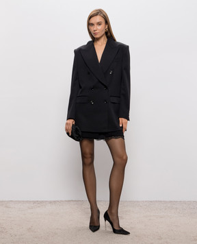 Dolce&Gabbana Черный двубортный жакет F29TNTFU28J