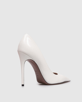 Paris Texas Белые кожаные глянцевые туфли VERA PX1854XSZT1