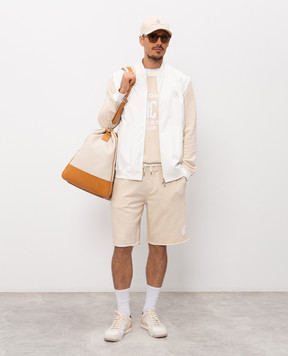 Brunello Cucinelli Білий жилет з принтом емблеми MB4229083T