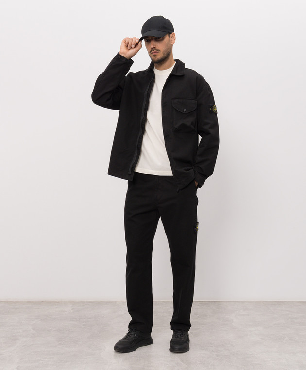 Stone Island Футболка цвета айвори с нашивкой логотипа L2S152100030S0500 изображение 2