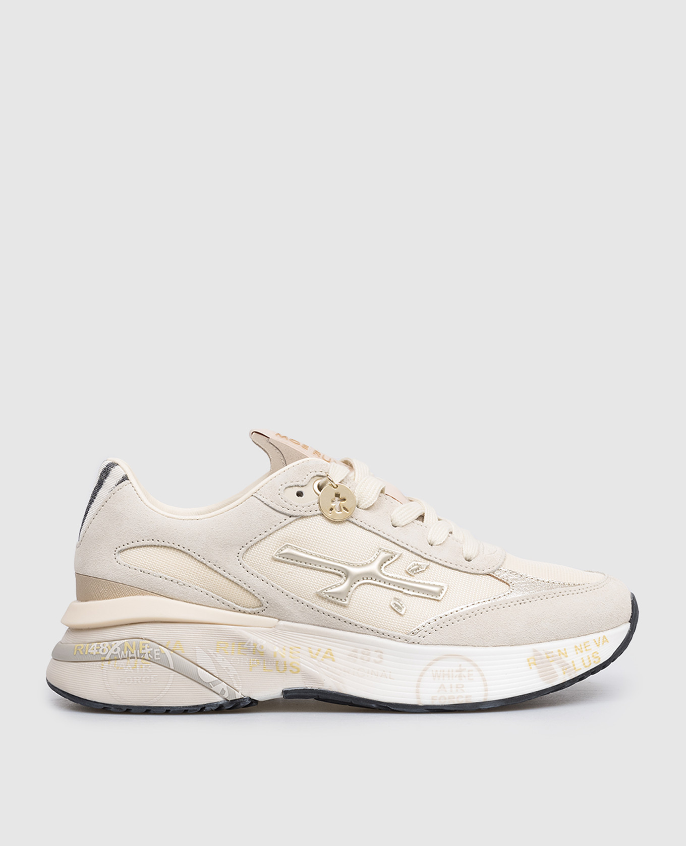 

Бежевые комбинированные кроссовки Moerund, Бежевый, Кроссовки