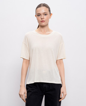 Loulou de Saison Футболка цвета айвори EZRA EZRALDS