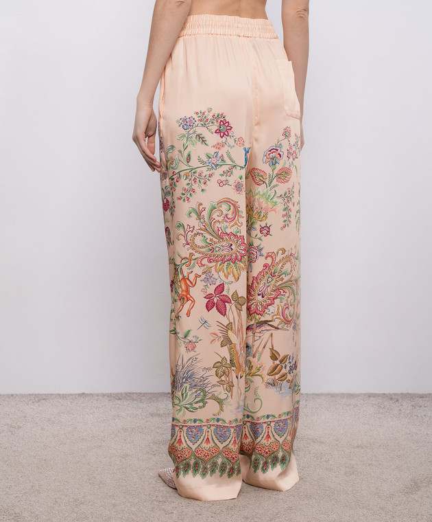 Etro Рожеві штани в квітковий принт WREA007299SPSI6 зображення 4