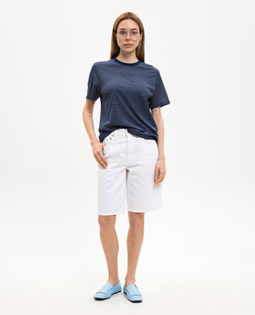 Ami Paris Синя футболка в смужку FTS373JE0212