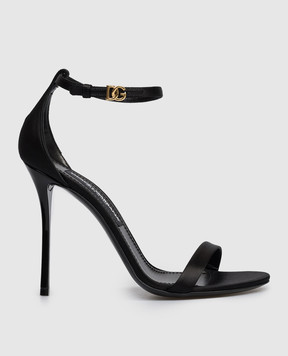 Dolce&Gabbana Чорні босоніжки Keira CR2018A7630