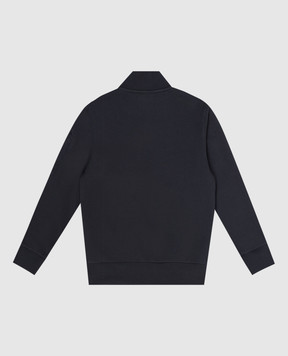 C.P. Company Детская синяя спортивная куртка с патчем логотипа CMF01NLCA6948