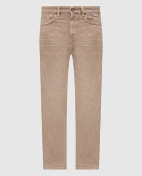 Iceberg Бежеві джинси з нашивкою логотипа 2SC10148