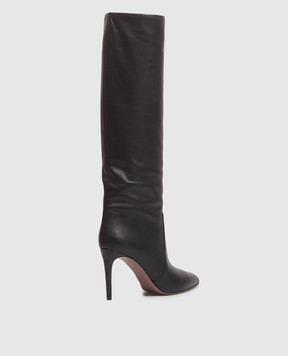 Paris Texas Черные кожаные сапоги Stiletto PX757XVT0C