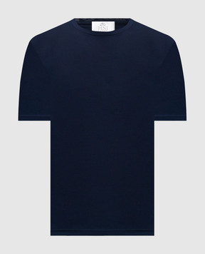 Pini Parma Синя футболка прямого крою TSHJERBL