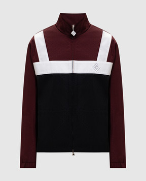 Casablanca Бордовая спортивная куртка с эмблемой WSP26JK45701