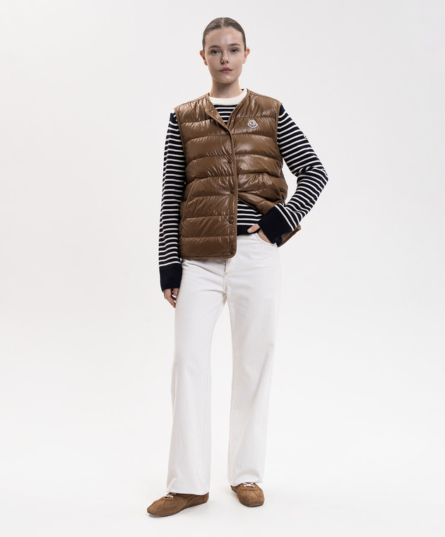Moncler Коричнева куртка Chocard подвійної конструкції L20931A00003599FN зображення 3
